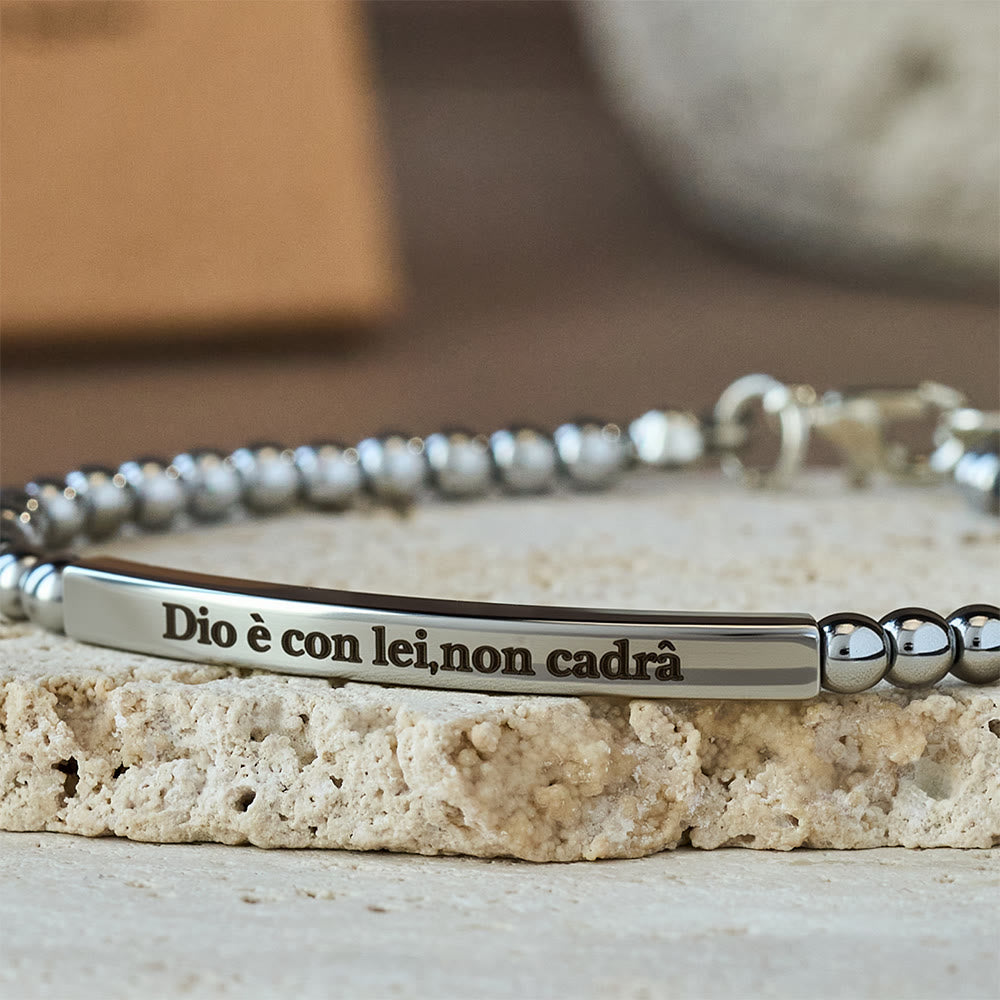 Armband „Matthäus 19,26 & Psalm 46,5“ von Christianartworkshop: Stille Erinnerung an die göttliche Gegenwart - image 7