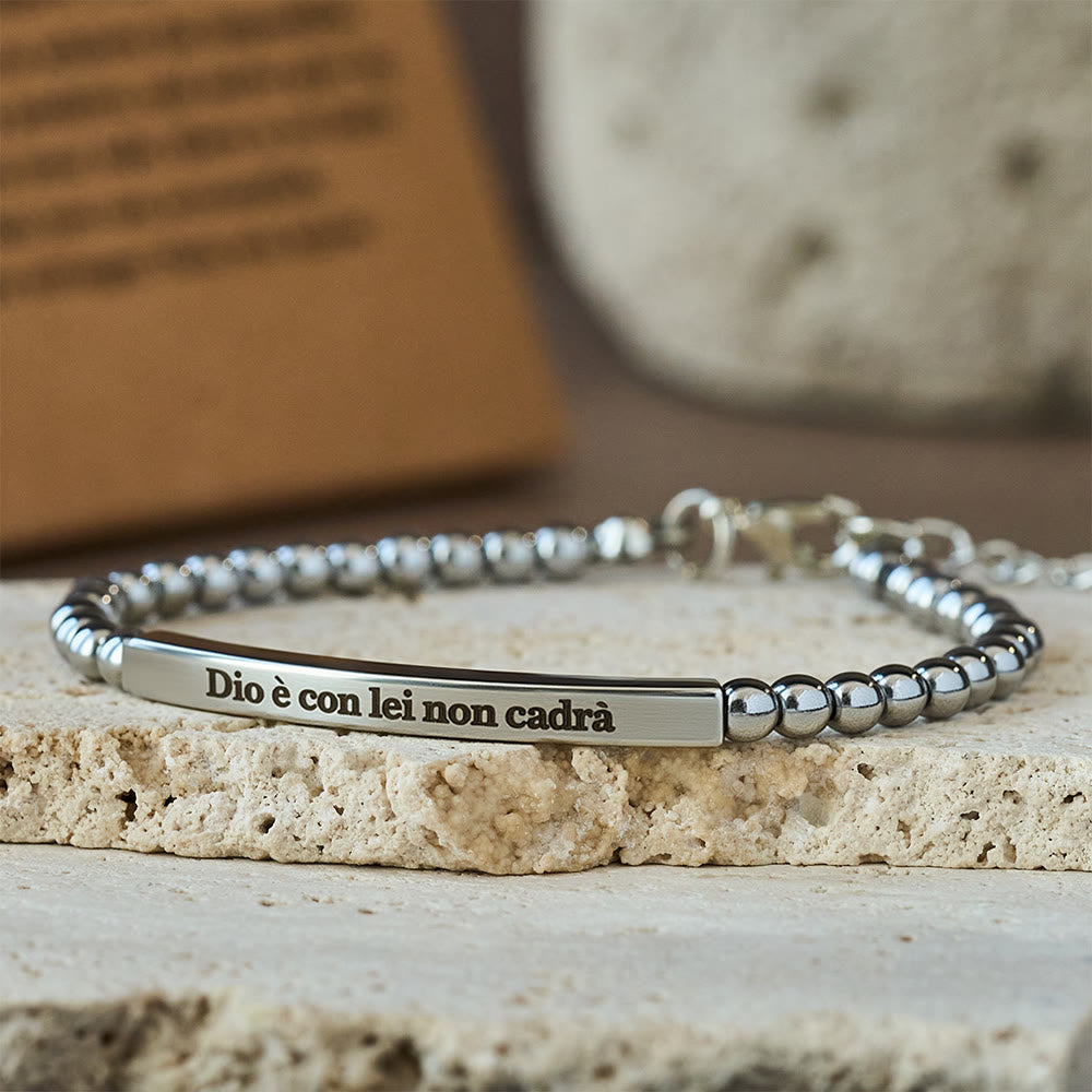 Armband „Matthäus 19,26 & Psalm 46,5“ von Christianartworkshop: Stille Erinnerung an die göttliche Gegenwart - image 6