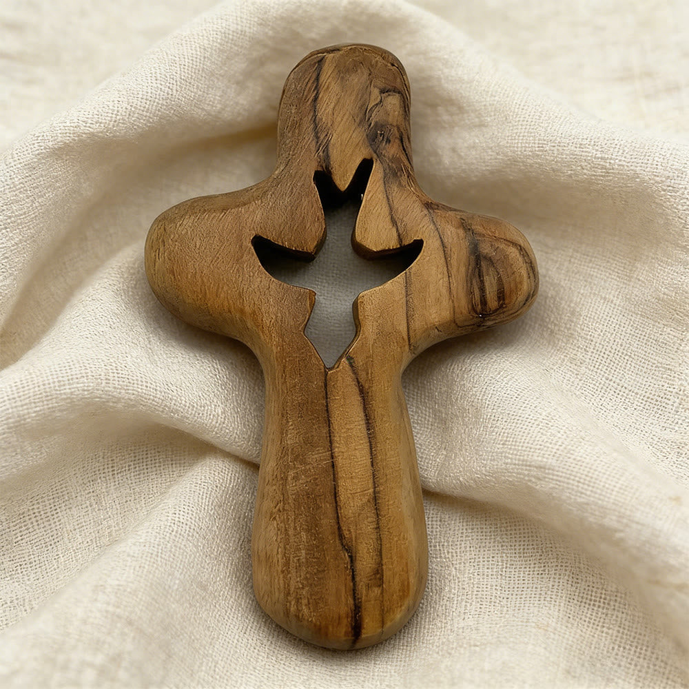 Christianartworkshop Taschenkreuz mit Vogelmotiv: Ein zuverlässiger Begleiter für unterwegs - image 1