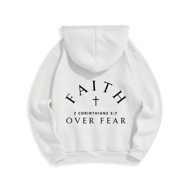 Christianartworkshop 2 Korinther 5:7 Glauben Fleecegefütterter Polyester-Hoodie - image 8