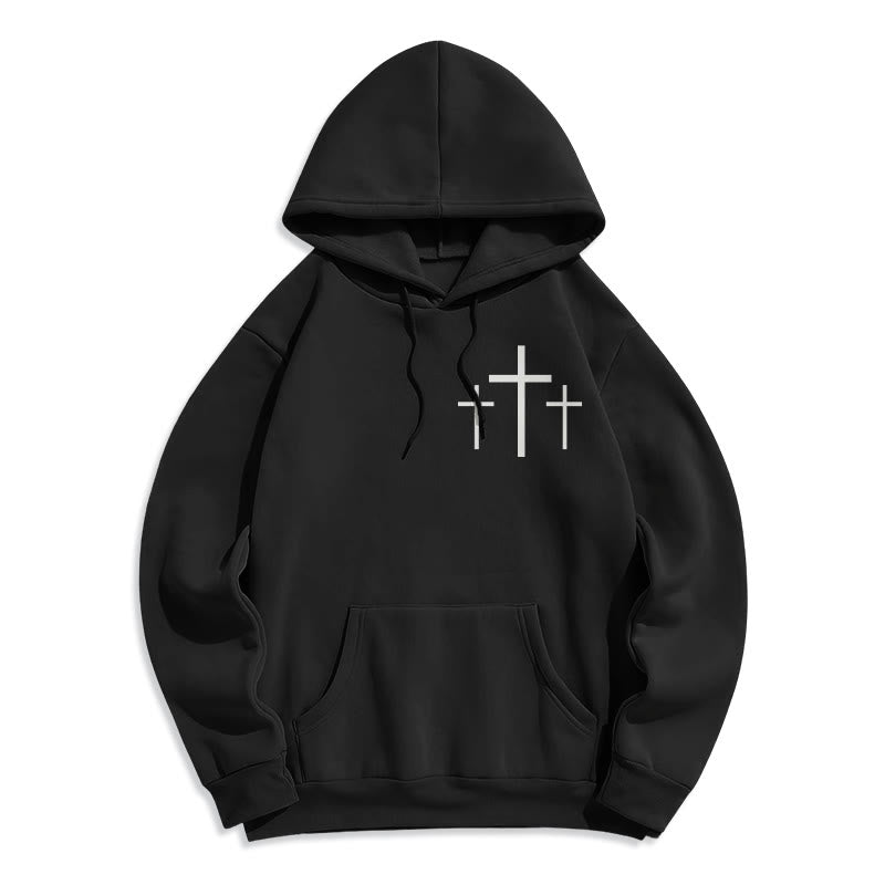 Christianartworkshop 2 Korinther 5:7 Glauben Fleecegefütterter Polyester-Hoodie - image 4