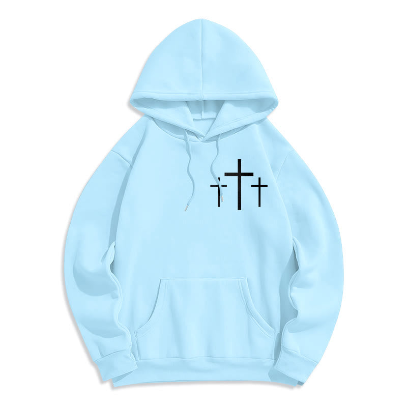 Christianartworkshop 2 Korinther 5:7 Glauben Fleecegefütterter Polyester-Hoodie - image 16