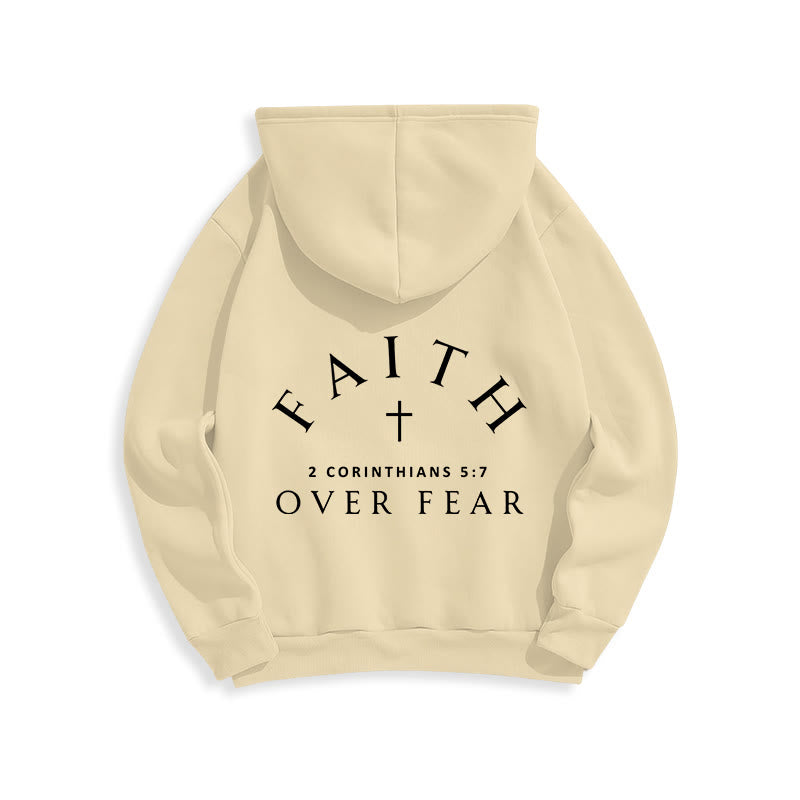 Christianartworkshop 2 Korinther 5:7 Glauben Fleecegefütterter Polyester-Hoodie - image 19