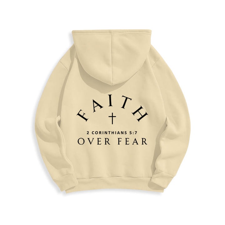 Christianartworkshop 2 Korinther 5:7 Glauben Fleecegefütterter Polyester-Hoodie - image 19