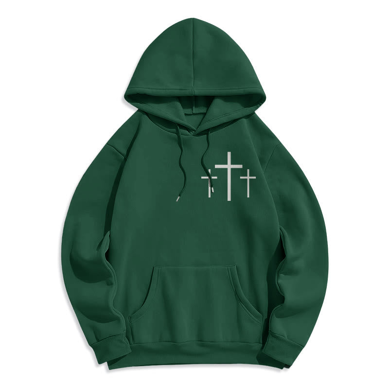 Christianartworkshop 2 Korinther 5:7 Glauben Fleecegefütterter Polyester-Hoodie - image 22