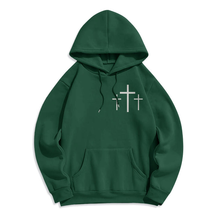 Christianartworkshop 2 Korinther 5:7 Glauben Fleecegefütterter Polyester-Hoodie - image 22