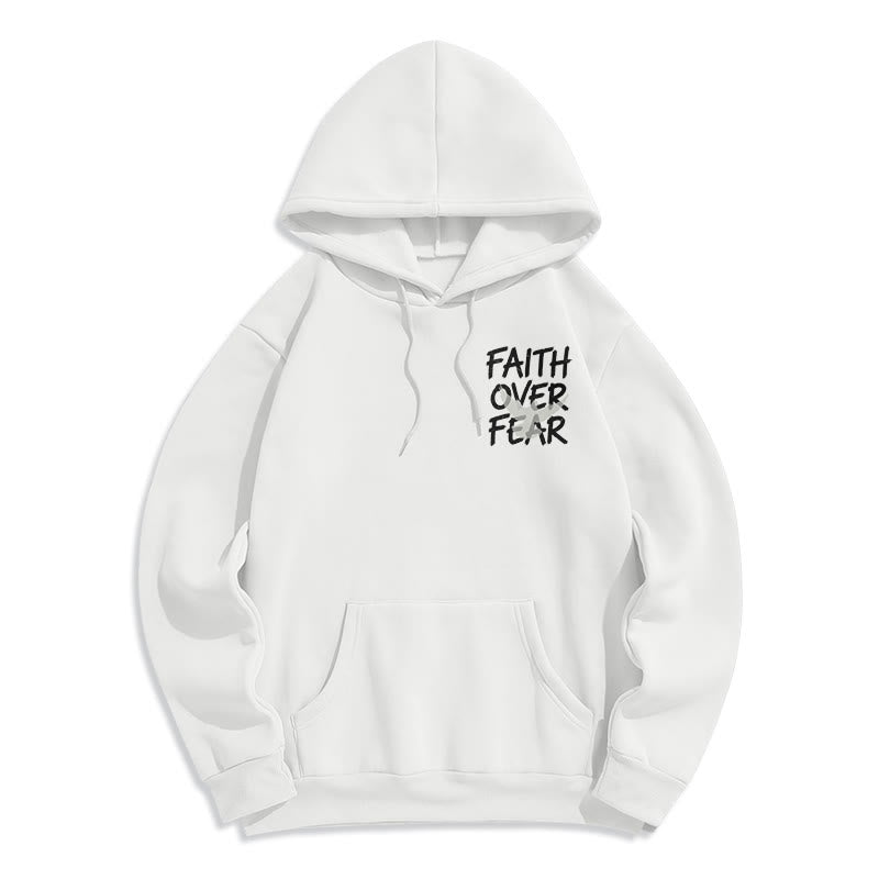 Christianartworkshop Glaube statt Angst 2 Timotheus 1,7 Fleecegefütterter Polyester-Hoodie - image 10
