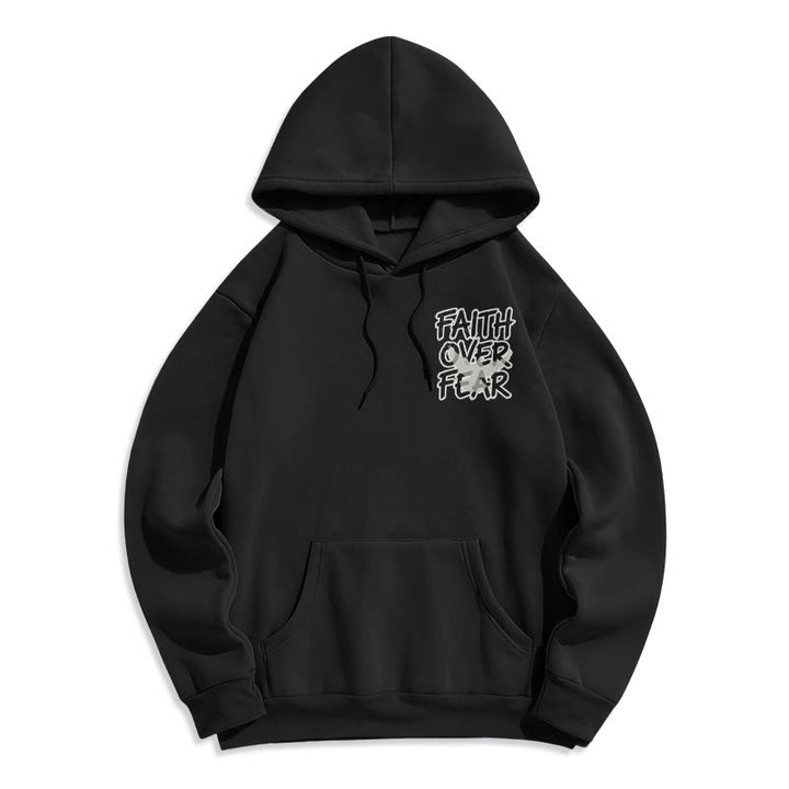 Christianartworkshop Glaube statt Angst 2 Timotheus 1,7 Fleecegefütterter Polyester-Hoodie - image 7