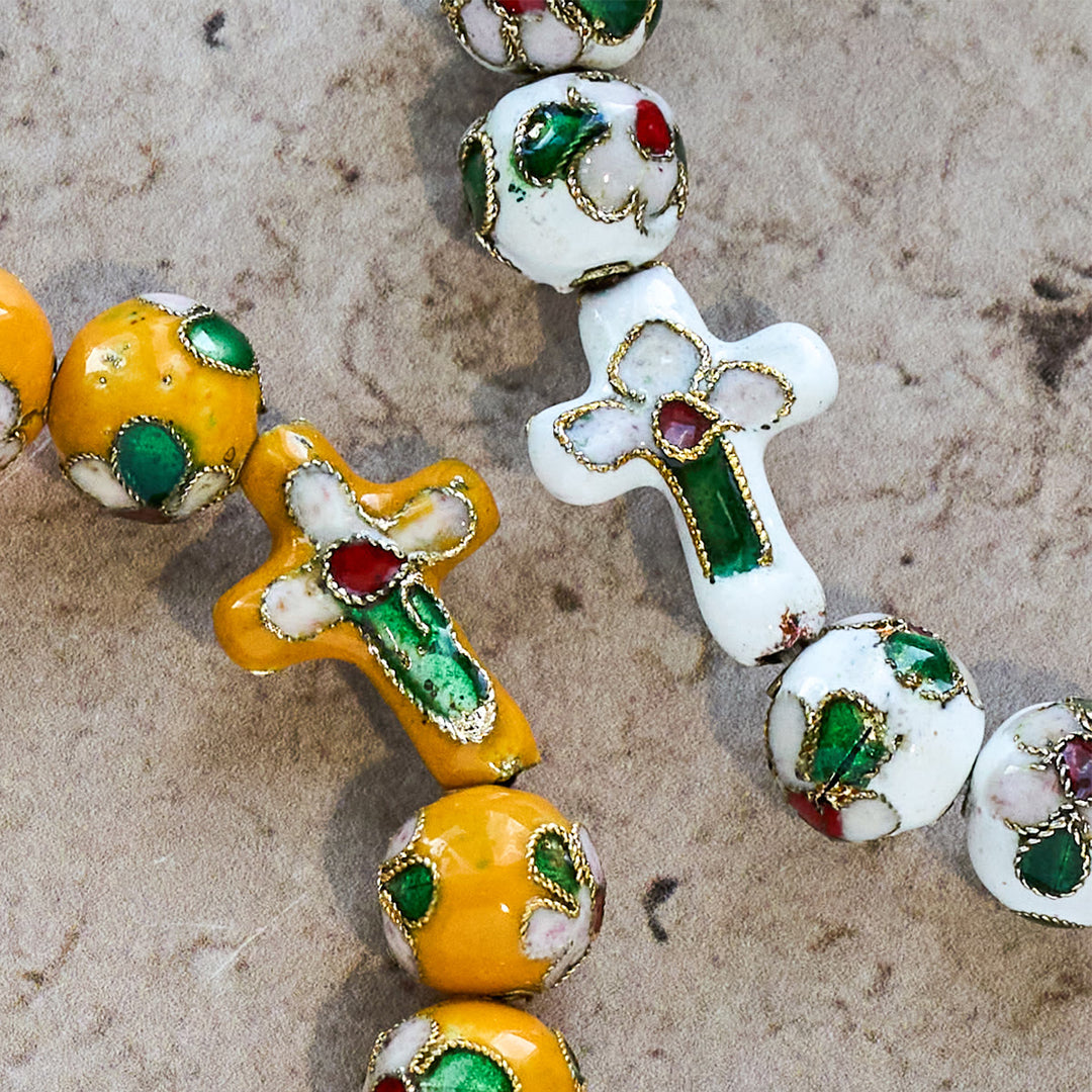 Christianartworkshop Cloisonné-Emaille-Filigranarbeiten: Trost und heilige Symbolik - image 15