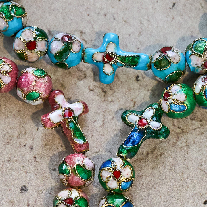Christianartworkshop Cloisonné-Emaille-Filigranarbeiten: Trost und heilige Symbolik - image 17