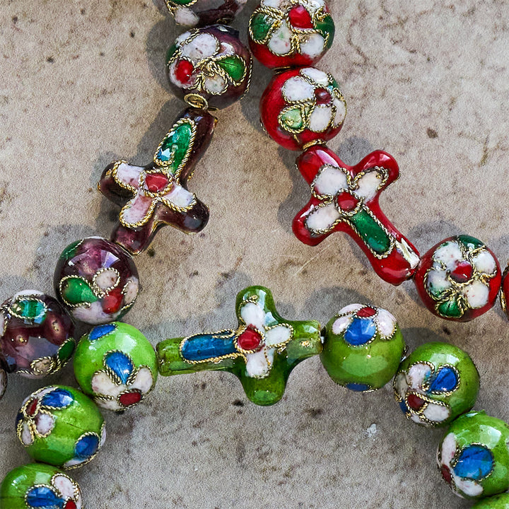 Christianartworkshop Cloisonné-Emaille-Filigranarbeiten: Trost und heilige Symbolik - image 19
