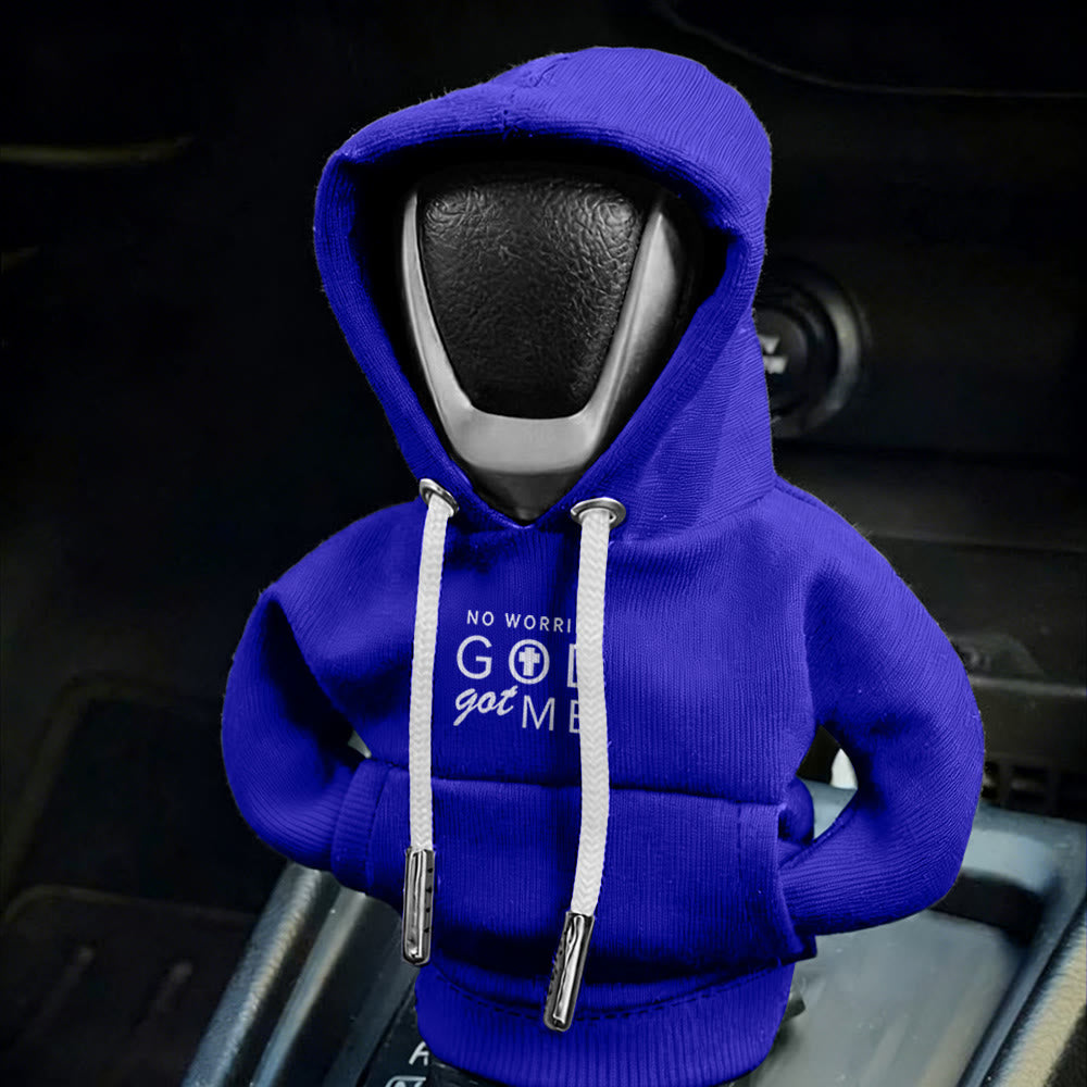Christianartworkshop Mehrfarbiger „God Got Me“-Hoodie mit Schalthebelbezug: Ruhige Gewissheit für Autofahrten - image 11