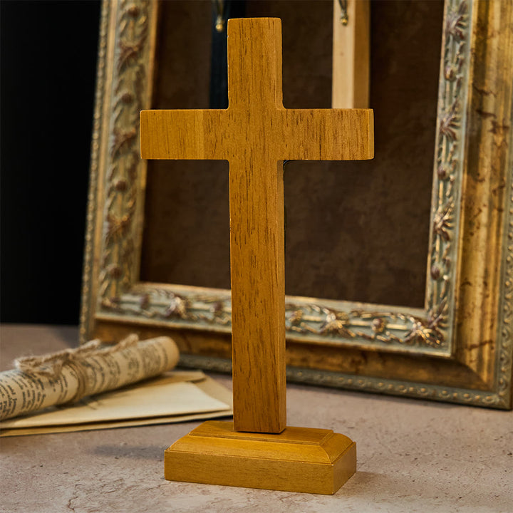 Christianartworkshop Tischdekoration: Kruzifix der erlösenden Liebe – Seine Gabe in stiller Eleganz - image 3