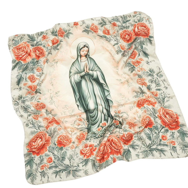Christianartworkshop Satinschal „Serene Madonna“: Eine Blüte der Hingabe - H - image 10