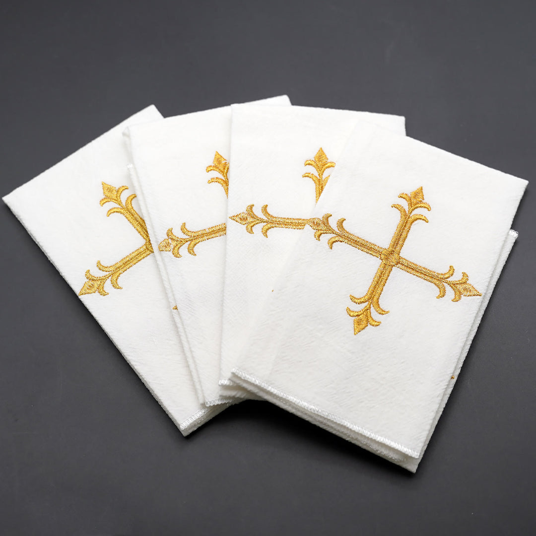 Christianartworkshop Heiliges besticktes Taschentuch: Glaube in jedem Stich - F - 4 Stück - image 26
