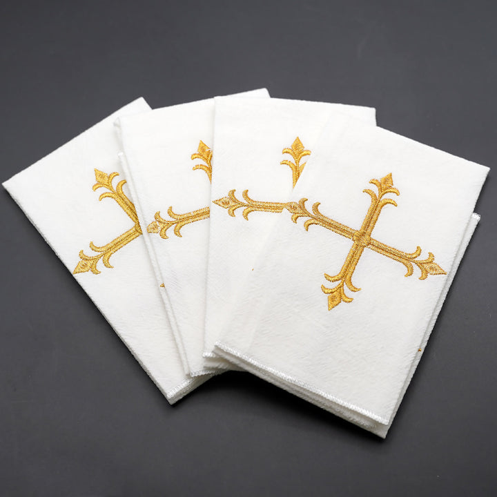 Christianartworkshop Heiliges besticktes Taschentuch: Glaube in jedem Stich - F - 4 Stück - image 26