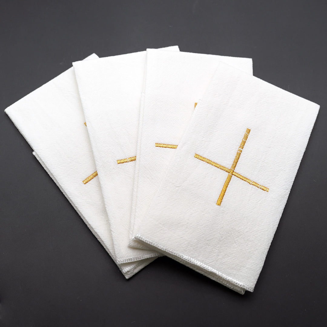 Christianartworkshop Heiliges besticktes Taschentuch: Glaube in jedem Stich - E - 4 Stück - image 22