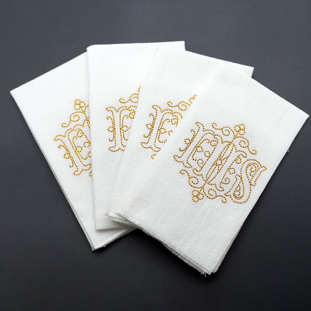 Christianartworkshop Heiliges besticktes Taschentuch: Glaube in jedem Stich - D - 4 Stück - image 18