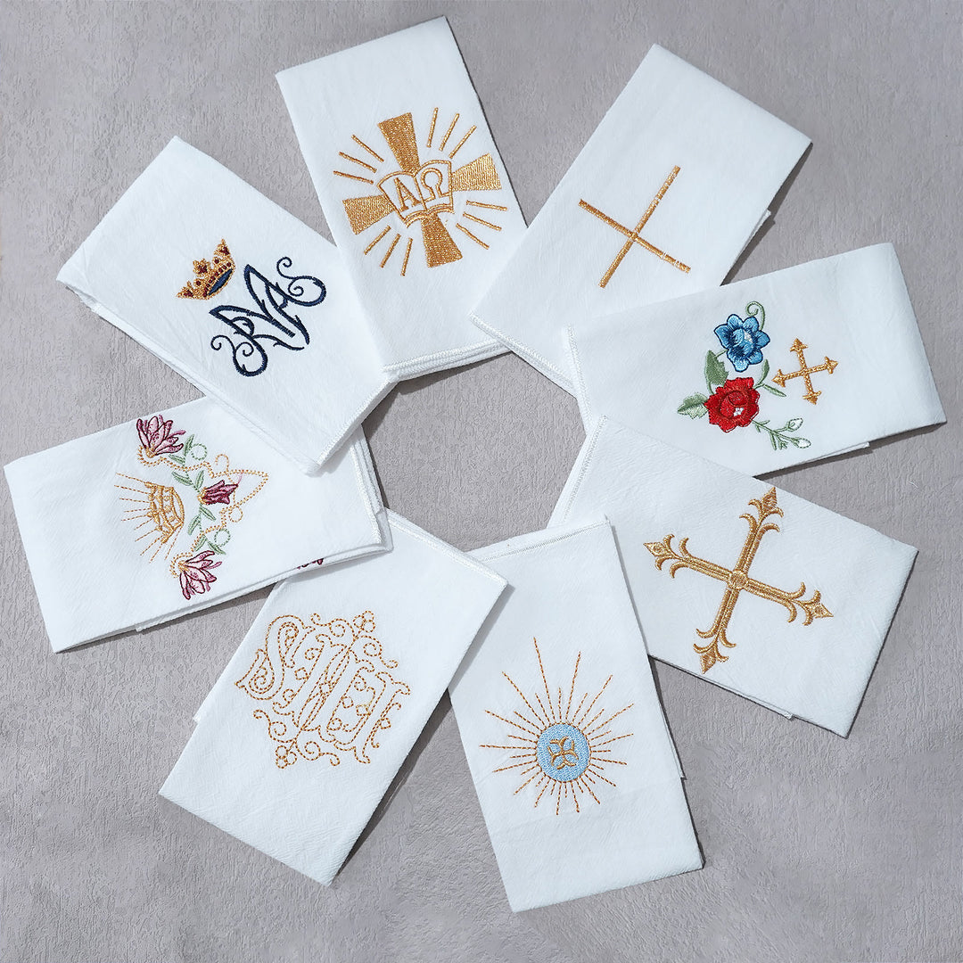 Christianartworkshop Heiliges besticktes Taschentuch: Glaube in jedem Stich - image 0