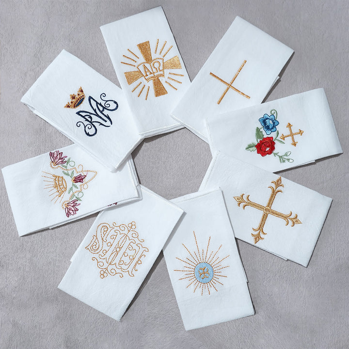 Christianartworkshop Heiliges besticktes Taschentuch: Glaube in jedem Stich - image 0