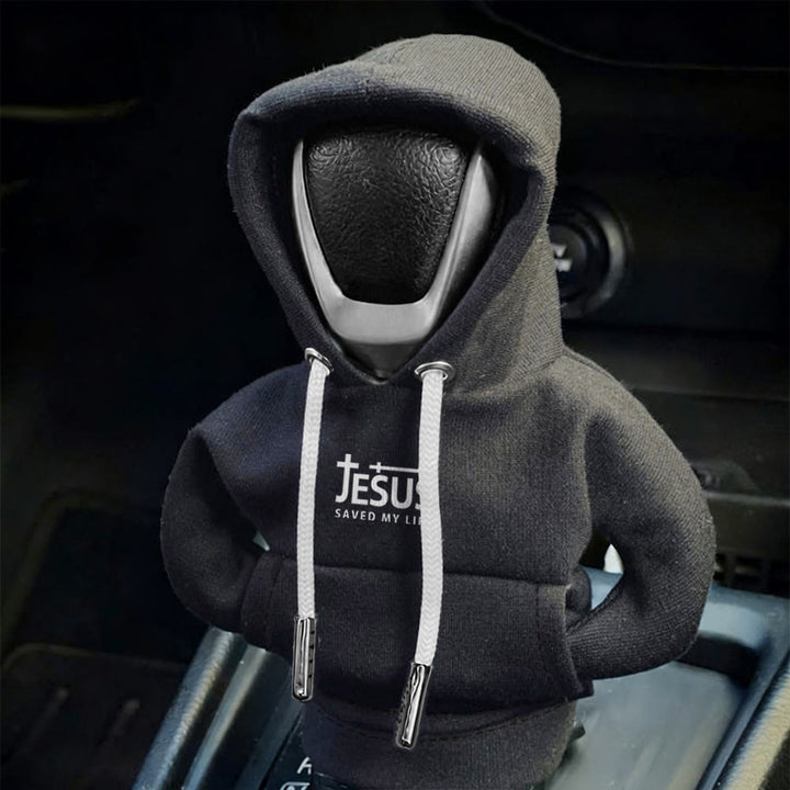 Christianartworkshop „Jesus Saved My Life“-Hoodie mit Autoschalthebelbezug: Ein starkes Glaubensbekenntnis - image 5