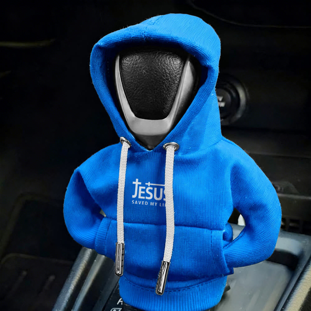 Christianartworkshop „Jesus Saved My Life“-Hoodie mit Autoschalthebelbezug: Ein starkes Glaubensbekenntnis - image 9