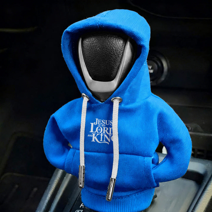 Christianartworkshop Jesus Lord and King Hoodie Car Shift Cover: A Royal Statement - image 9
