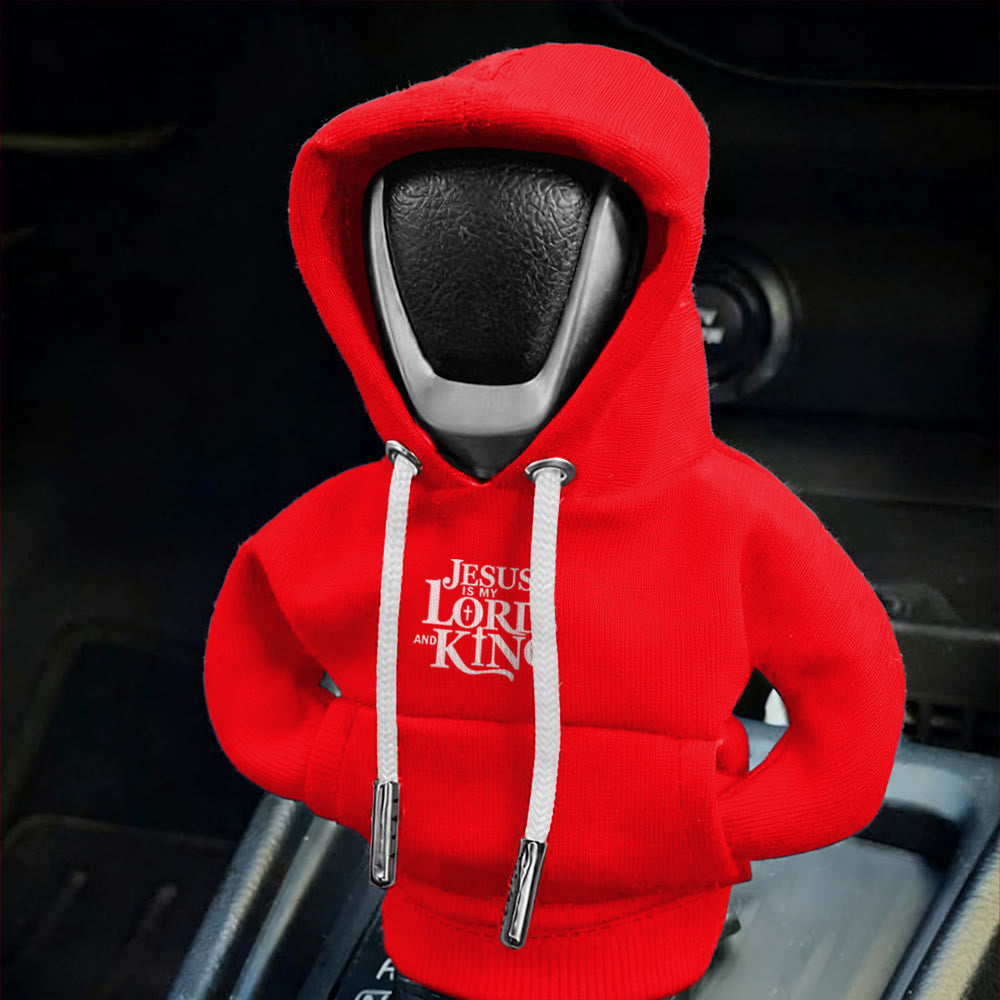 Christianartworkshop Jesus Lord and King Hoodie Car Shift Cover: A Royal Statement - image 7