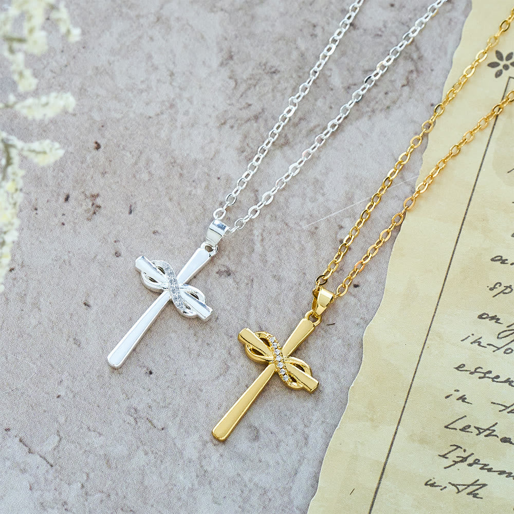 Christianartworkshop Möbius-Kreuz- und Zirkon-Halsketten: Sanfter Tragekomfort mit heiliger Symbolik - image 4