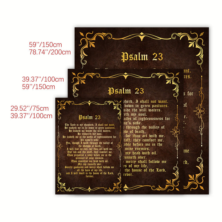 Christianartworkshop Wandteppich „Psalm 23: Der Herr ist mein Hirte“: Sein Friede in deinem Raum - image 6
