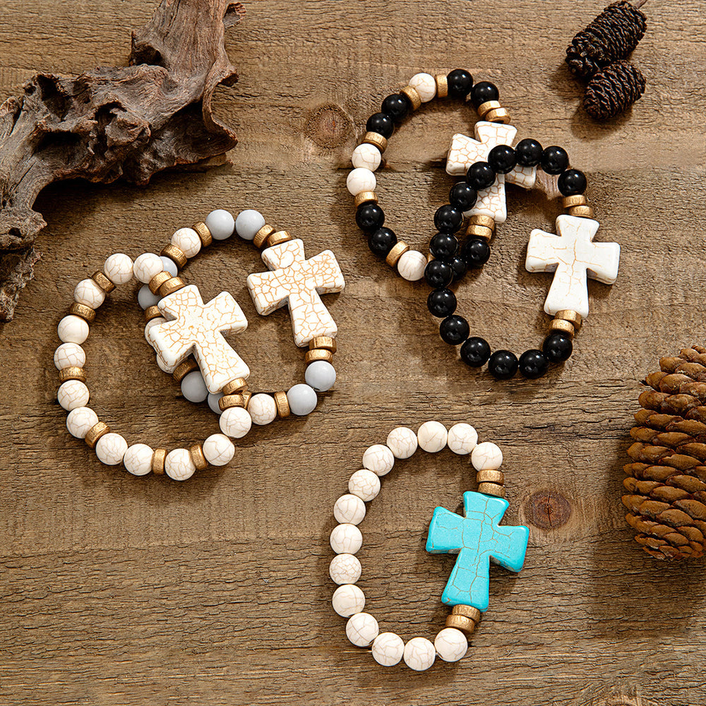 Christianartworkshop Armband mit Kreuz in verschiedenen Stilen und Struktur: Ausdrucksstarke Hingabe für jeden Tag - image 1
