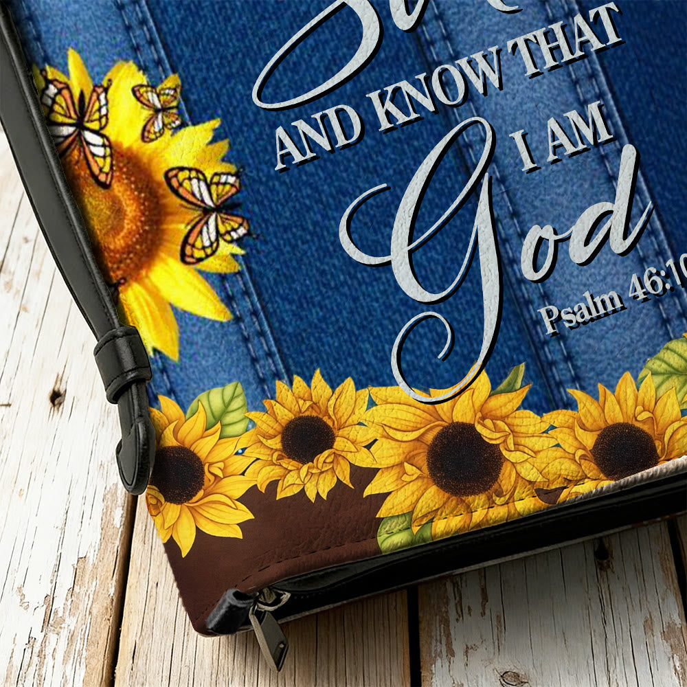 Christianartworkshop Psalm 46:10 Sonnenblumen-Bibelumschlag: Stille Erinnerung an Vertrauen und Treue - image 10