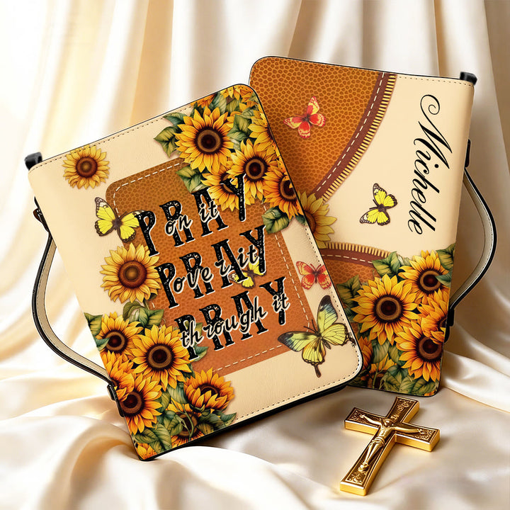 Christianartworkshop „Pray Through It“ Sonnenblumen-Bibelcover: Beharrlicher Glaube an sein Wort - image 7