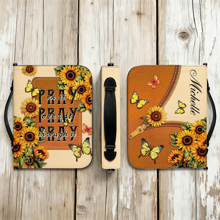 Christianartworkshop „Pray Through It“ Sonnenblumen-Bibelcover: Beharrlicher Glaube an sein Wort - image 9