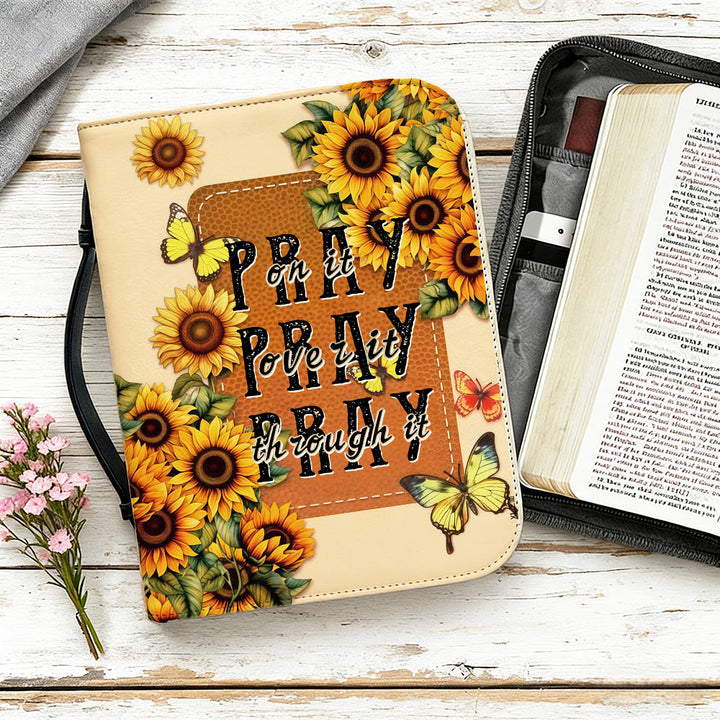 Christianartworkshop „Pray Through It“ Sonnenblumen-Bibelcover: Beharrlicher Glaube an sein Wort - image 8