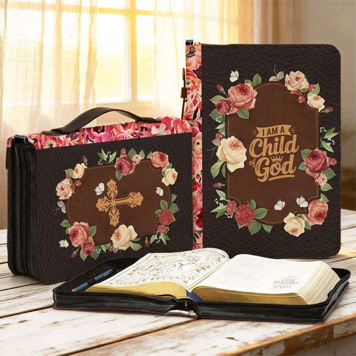 Christianartworkshop Ich bin ein Kind Gottes Kreuz-Bibelumschlag: Zarte Identität für sein Wort - 2XL - Standard (keine Sonderanfertigung) - image 0