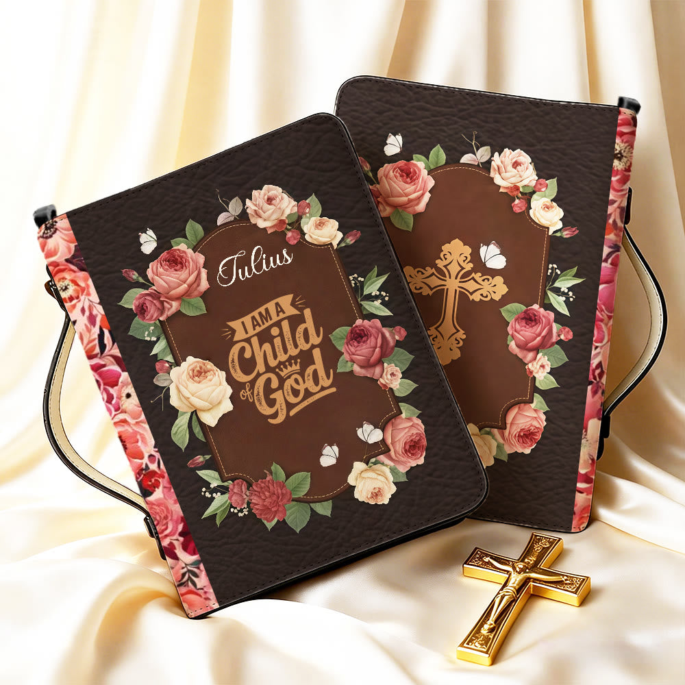 Christianartworkshop Ich bin ein Kind Gottes Kreuz-Bibelumschlag: Zarte Identität für sein Wort - image 6