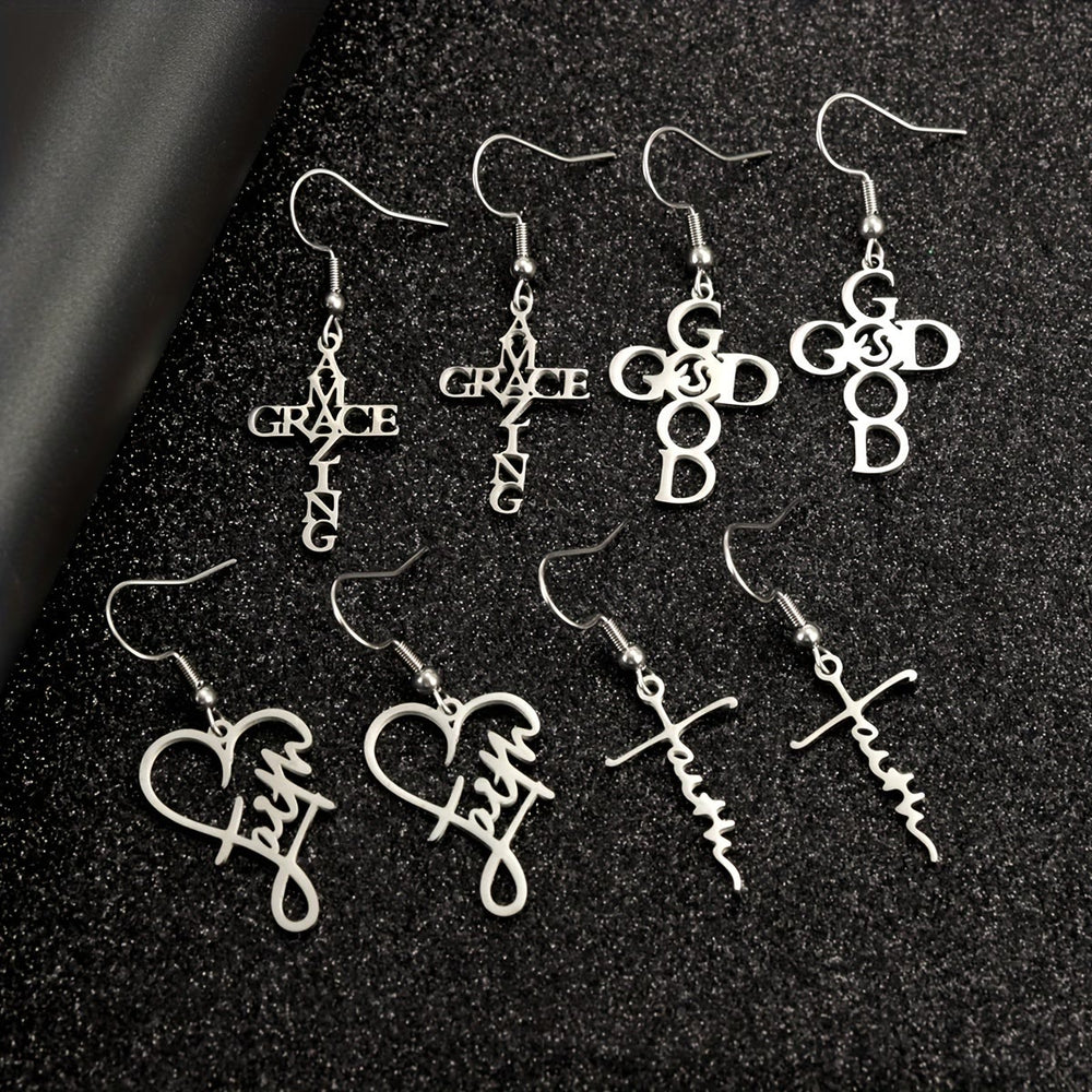 Christianartworkshop Ohrring „Kreuz & Gnade“: Zartes Symbol des Glaubens für jeden Tag - image 1