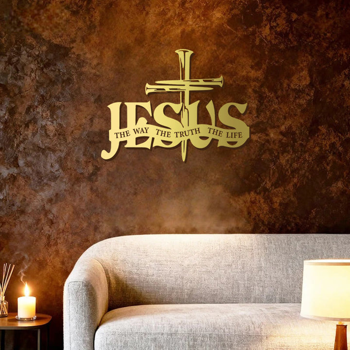 Christianartworkshop Wanddekoration aus Metall: Jesus und Kreuz – Wohnaccessoires - image 15