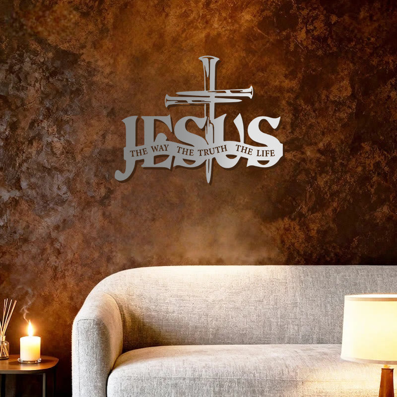 Christianartworkshop Wanddekoration aus Metall: Jesus und Kreuz – Wohnaccessoires - image 24
