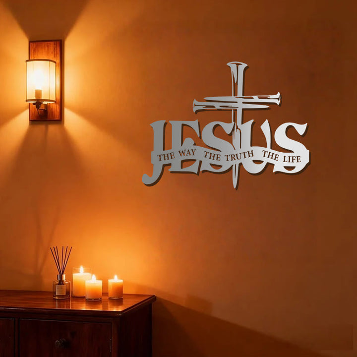 Christianartworkshop Wanddekoration aus Metall: Jesus und Kreuz – Wohnaccessoires - image 23