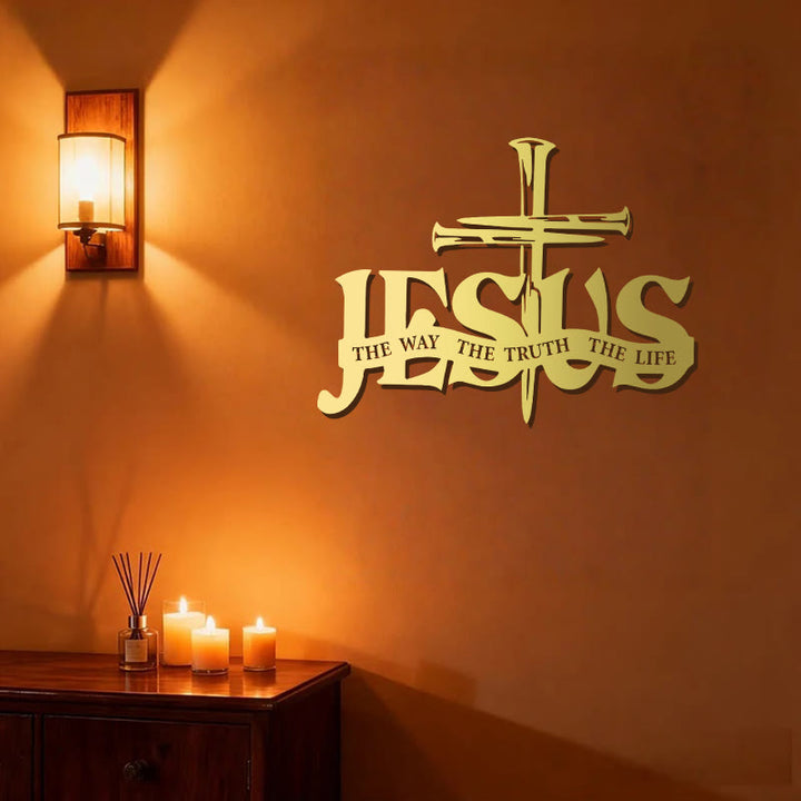 Christianartworkshop Wanddekoration aus Metall: Jesus und Kreuz – Wohnaccessoires - image 16