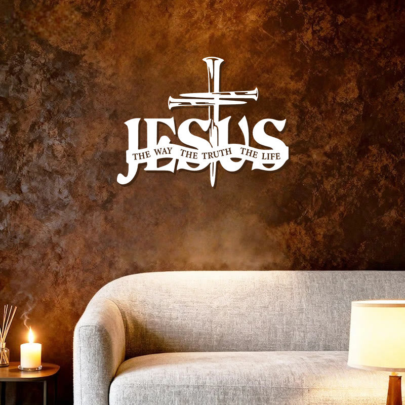 Christianartworkshop Wanddekoration aus Metall: Jesus und Kreuz – Wohnaccessoires - image 32