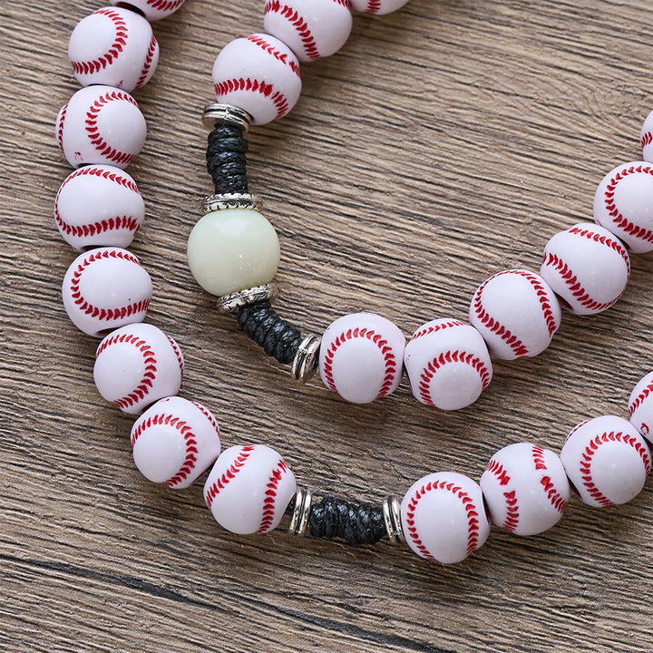Christianartworkshop Rosenkranz mit Baseballmotiv und Kruzifix: Glaube und Leidenschaft für Sportbegeisterte - image 6