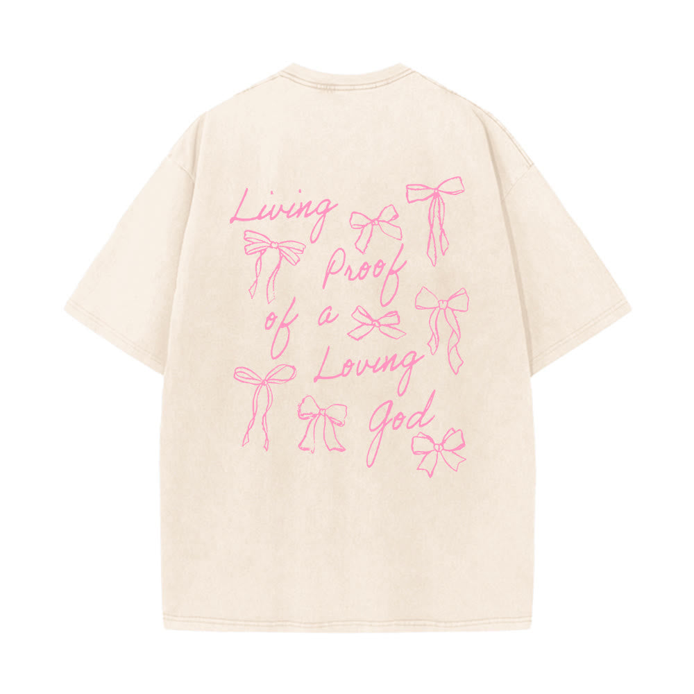 Christianartworkshop Lebender Beweis eines liebenden Gottes Unisex-T-Shirt (vorgewaschen) - image 0