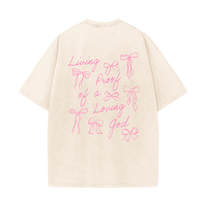 Christianartworkshop Lebender Beweis eines liebenden Gottes Unisex-T-Shirt (vorgewaschen) - image 0