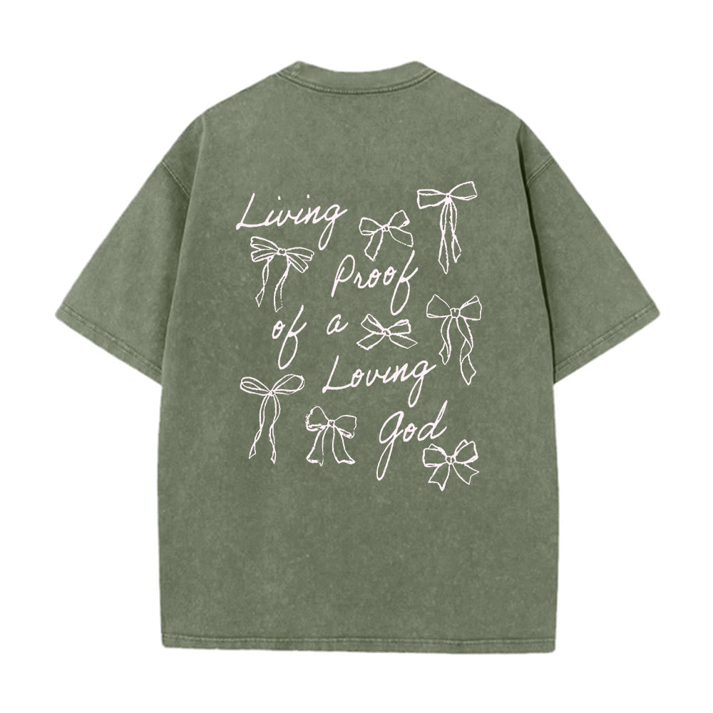Christianartworkshop Lebender Beweis eines liebenden Gottes Unisex-T-Shirt (vorgewaschen) - image 18