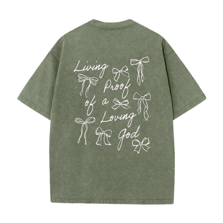 Christianartworkshop Lebender Beweis eines liebenden Gottes Unisex-T-Shirt (vorgewaschen) - image 18