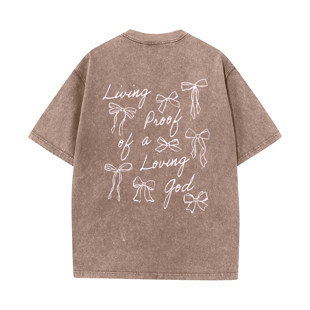 Christianartworkshop Lebender Beweis eines liebenden Gottes Unisex-T-Shirt (vorgewaschen) - image 15