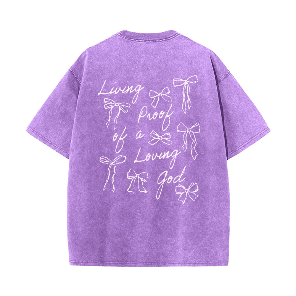 Christianartworkshop Lebender Beweis eines liebenden Gottes Unisex-T-Shirt (vorgewaschen) - image 12